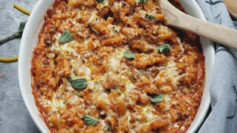 Makkaroni Auflauf mit Hackfleisch