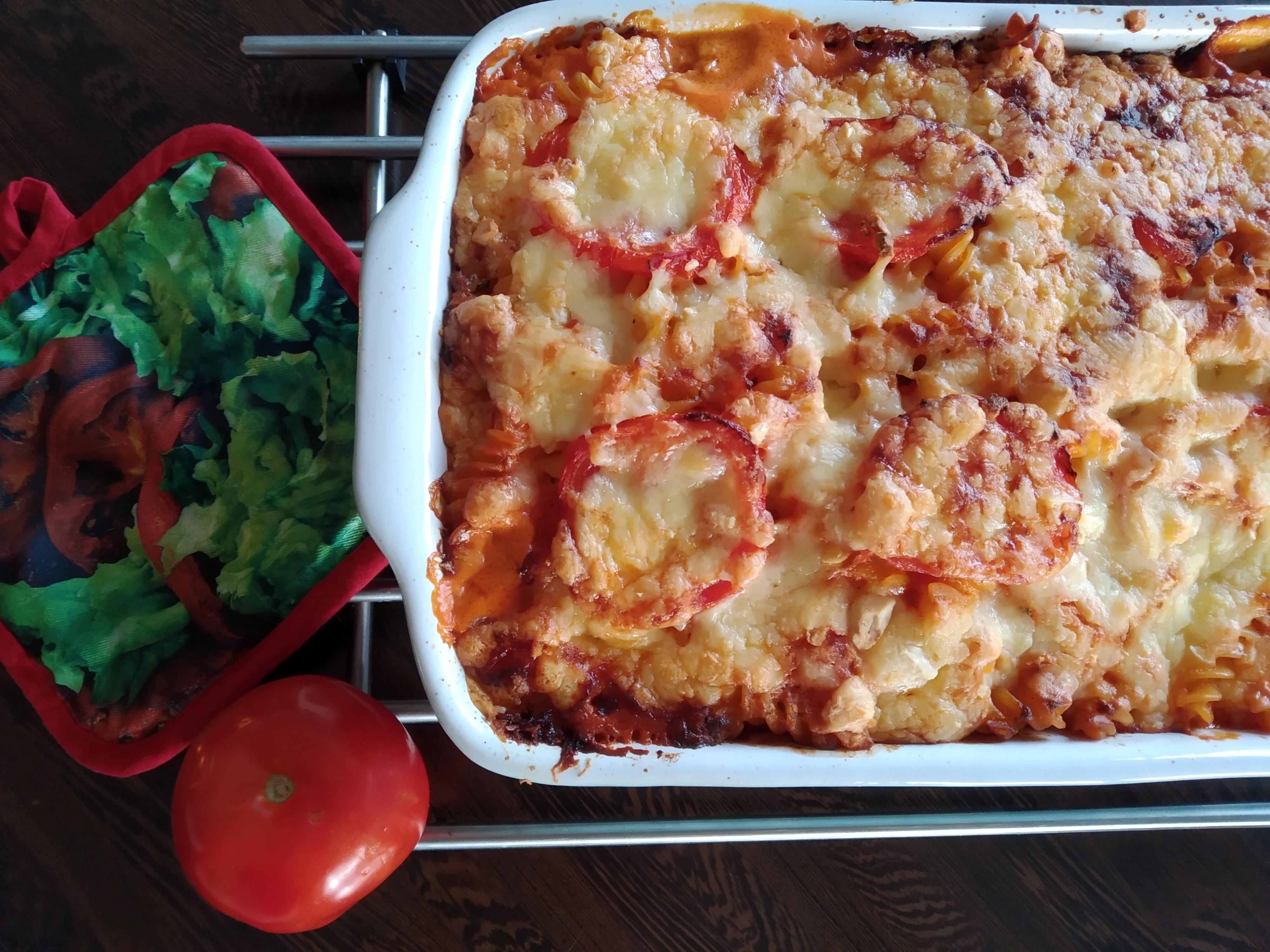 Tomaten-Thunfisch-Auflauf