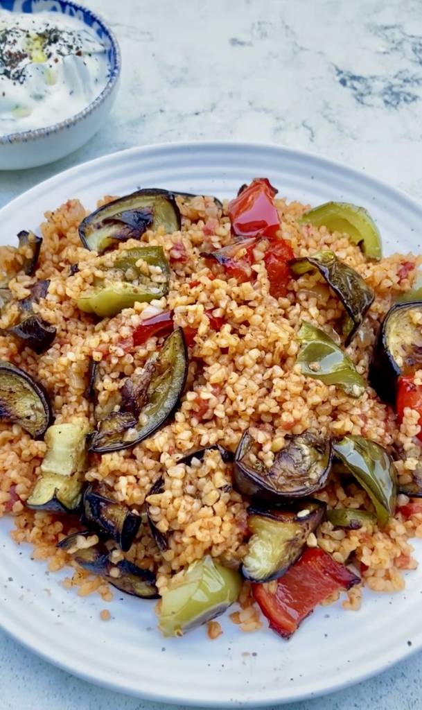 Bulgur-Pilaw mit Gemüse