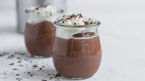 Schokoladenpudding Rezept mit echter Schokolade
