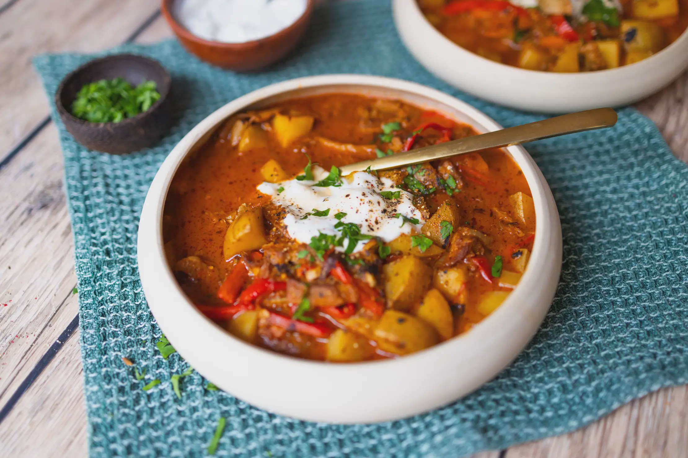 Vegane Gulaschsuppe
