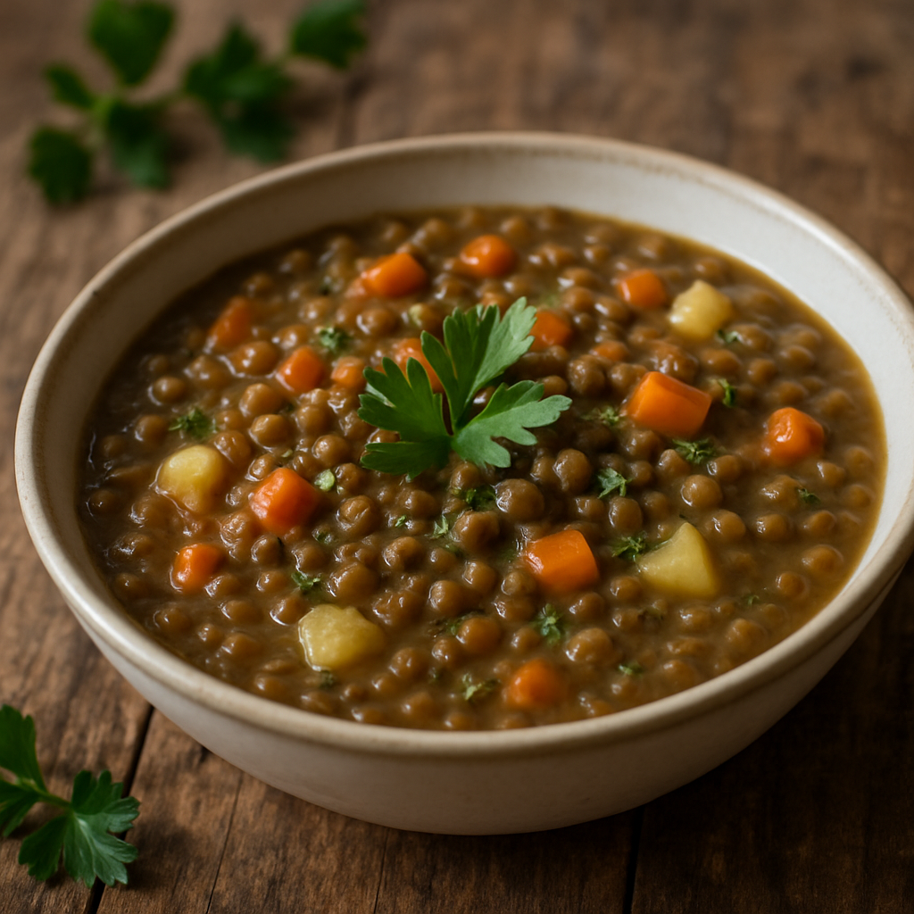 Deftige Linsensuppe