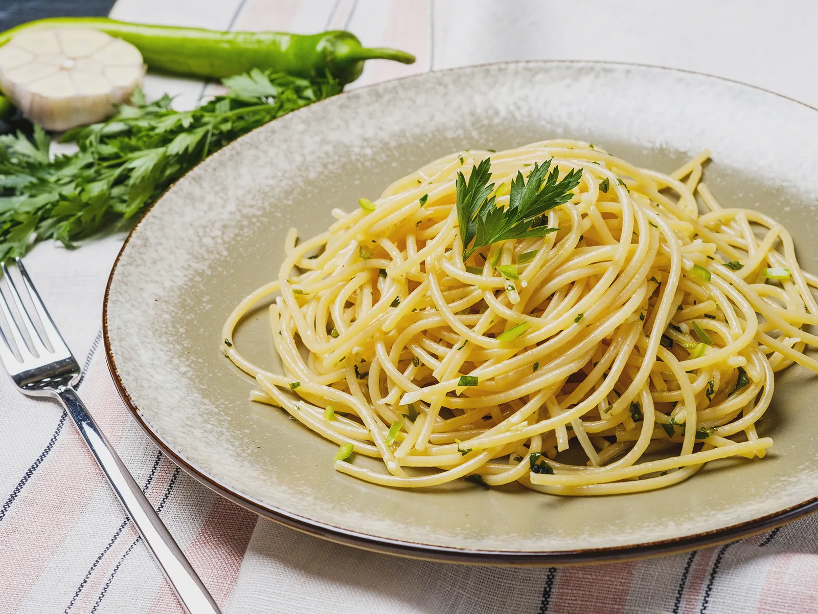 Spaghetti aglio e olio