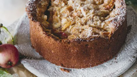 Chai Apfelkuchen mit Streuseln