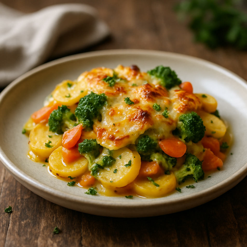 Kartoffel-Gemüse-Gratin